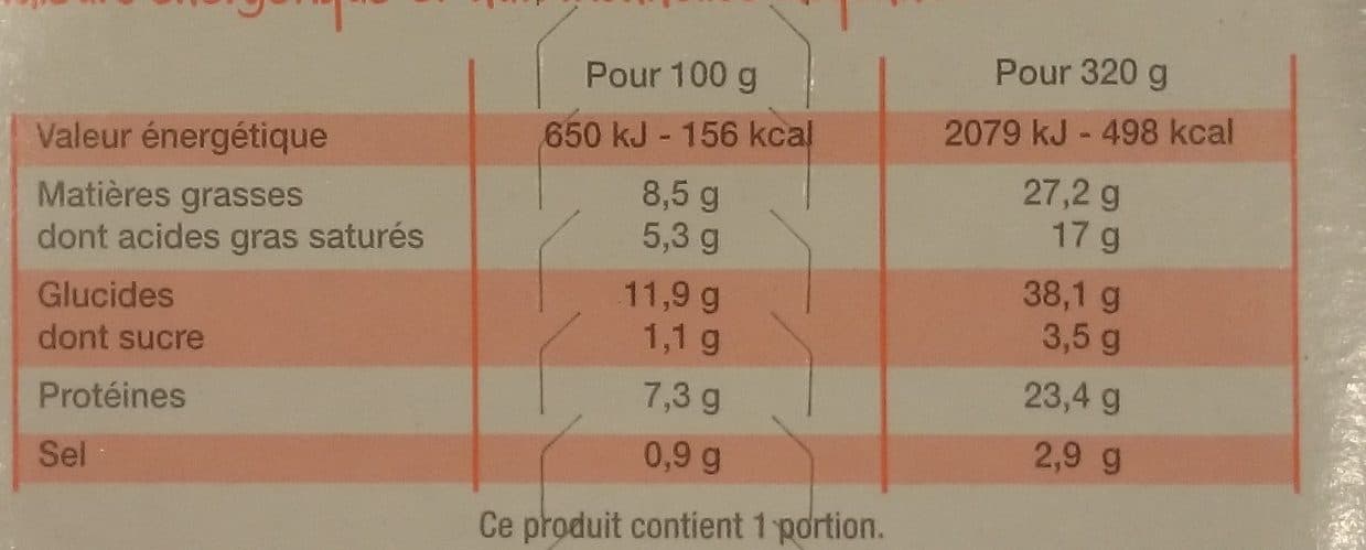Marché Franprix Fettucini Saumon et Poireaux à la Crème Fraîche packshot