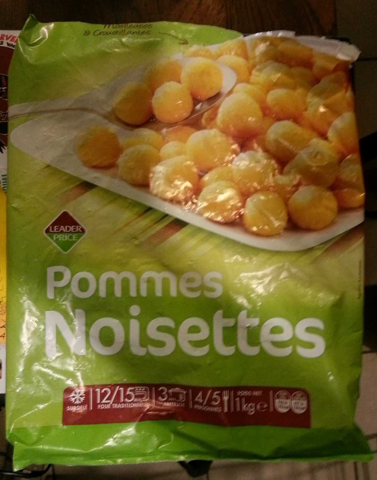 Leader Price Pommes Noisettes packshot