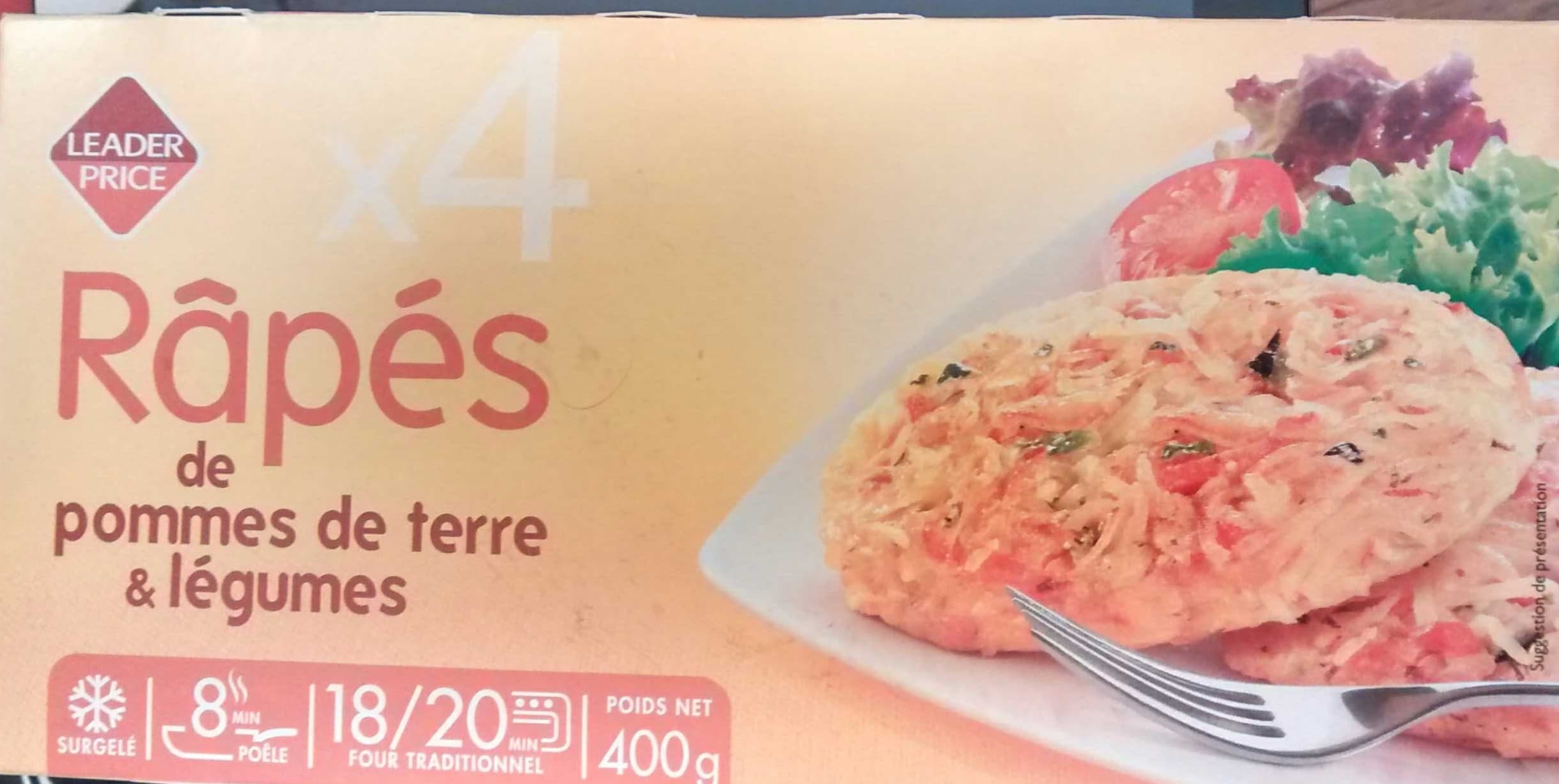 Leader Price Rapes de pomme de terre et legumes packshot