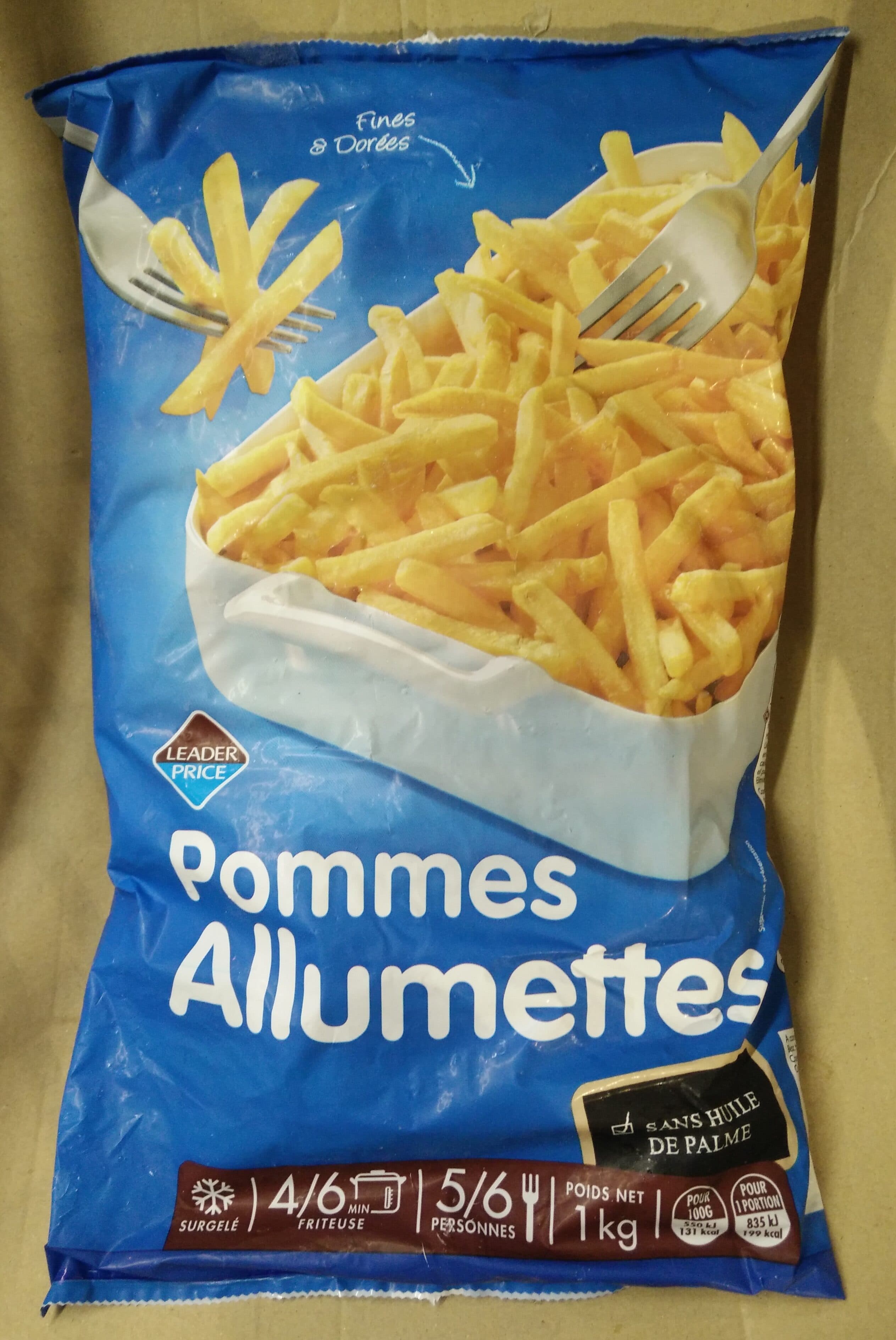 Leader Price Pommes allumettes packshot