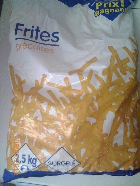 Open Food Facts Frites Précuites packshot