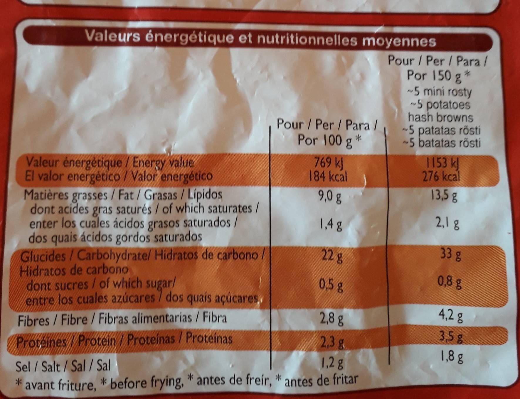 Leader Price Mini rosty aux lardons packshot