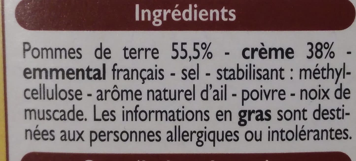 Leader Price 4 Mini Gratins Dauphinois à la Crème packshot