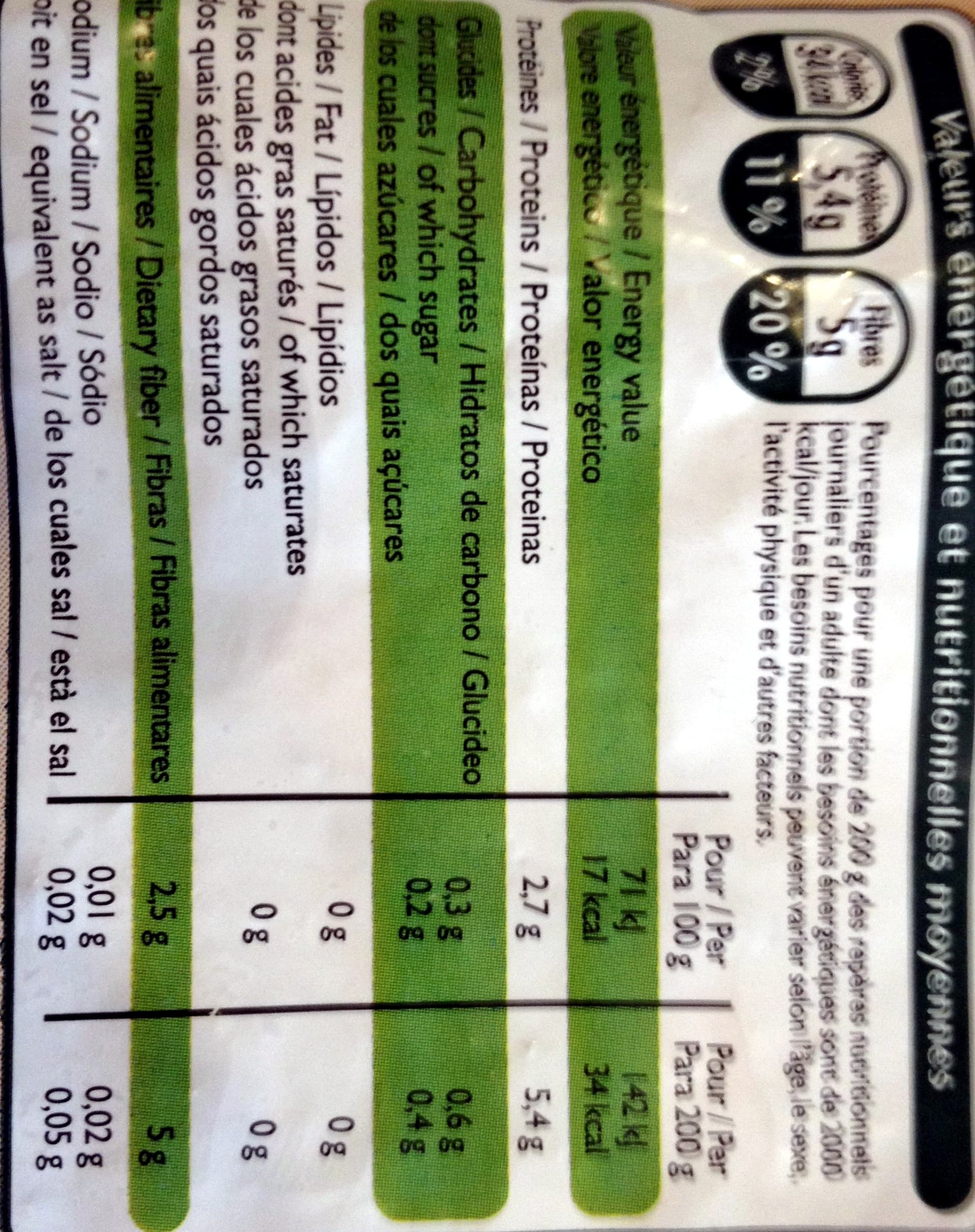 Leader Price Champignons de Paris émincés, Surgelé packshot