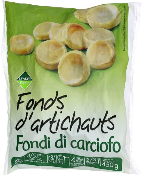 Leader Price Fonds artichauts packshot