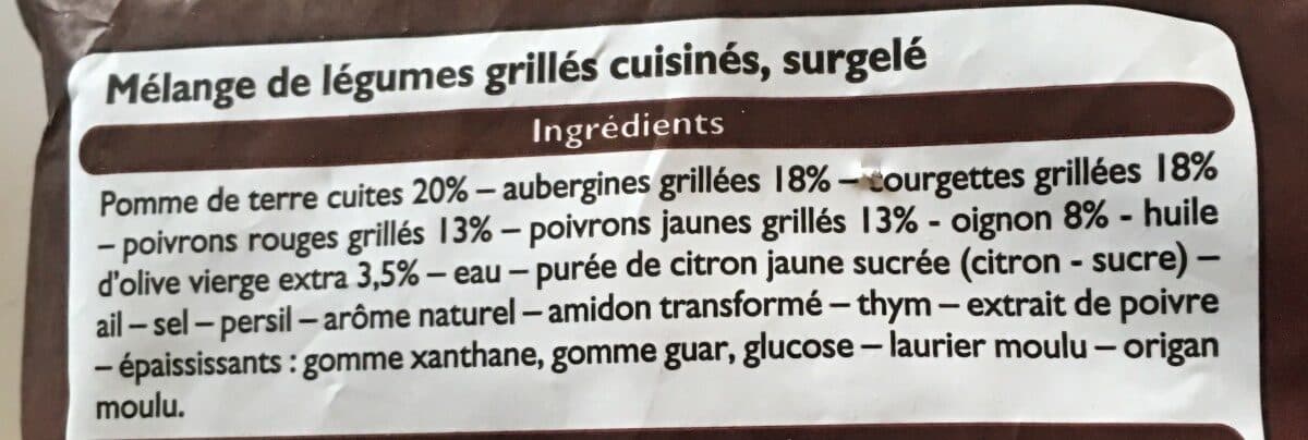 Leader Price Poêlée de légumes grillés packshot