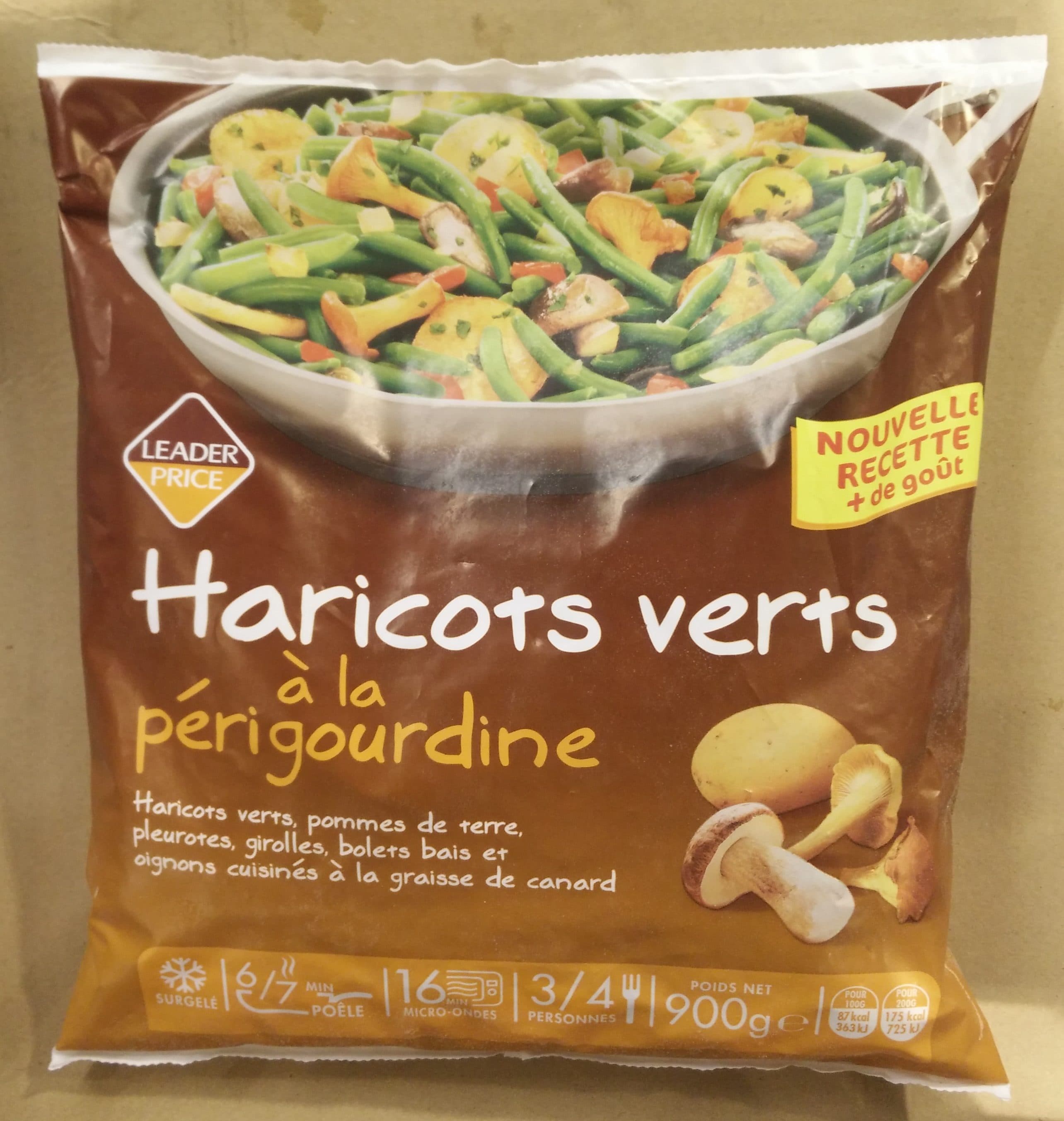 Leader Price Haricots Verts à la Périgourdine packshot