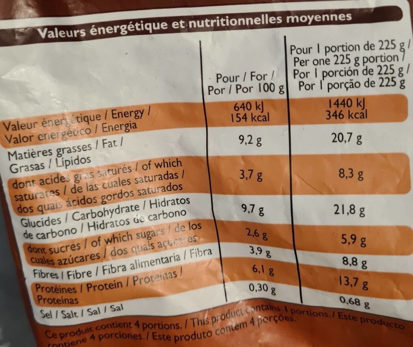 Leader Price Poêlée petits pois et lardons packshot