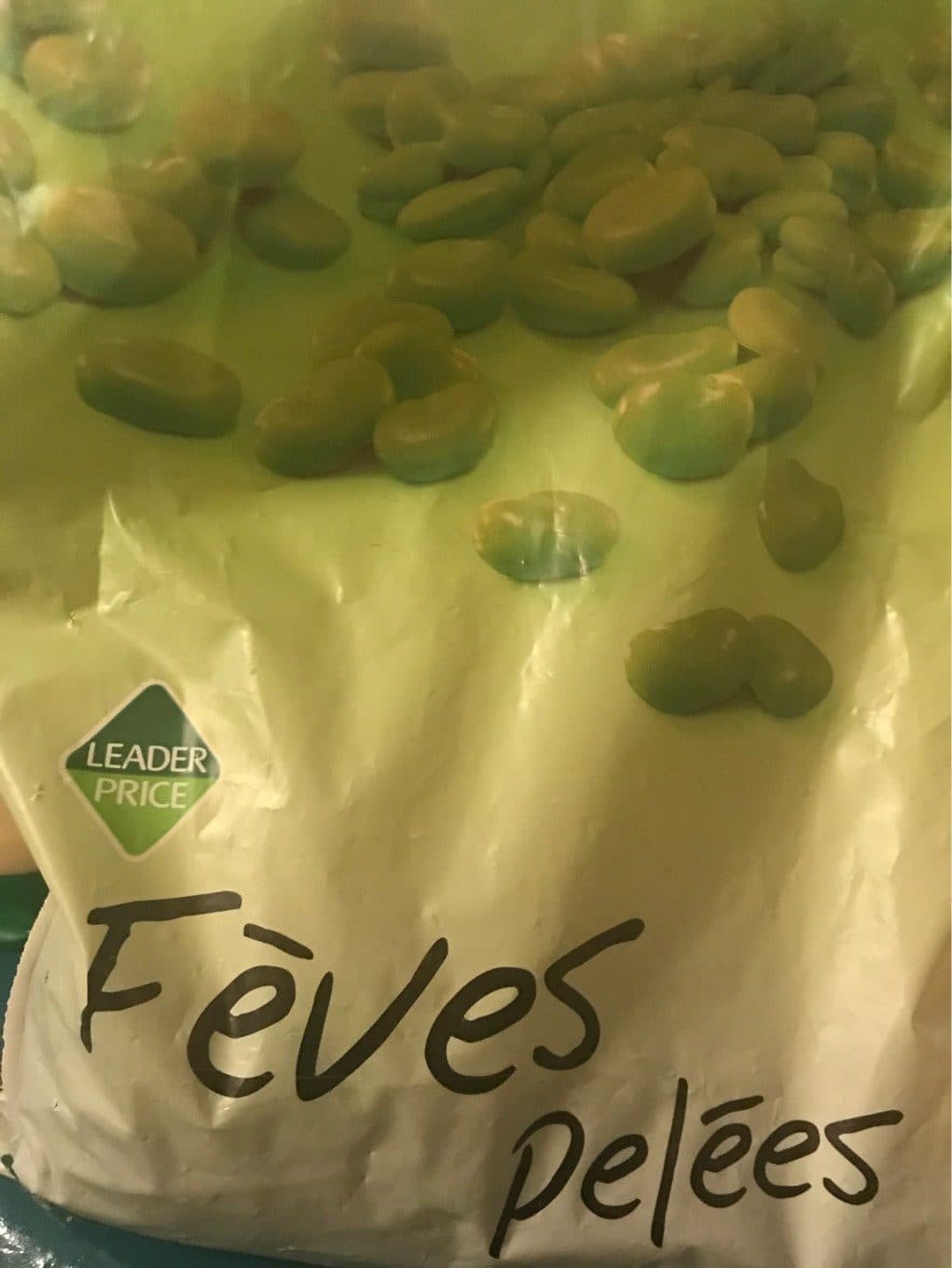 Leader Price Fèves pelées packshot