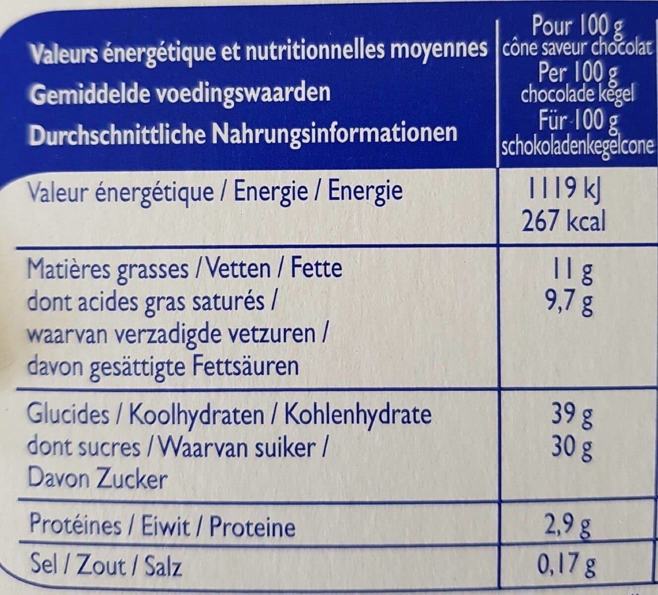 Le Prix gagnant ! 8 cônes 4 goût chocolat, 4 goût vanille packshot