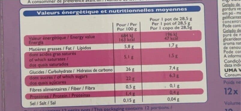 Leader Price 12 pots glacés, chocolat vanille, vanille fraise packshot