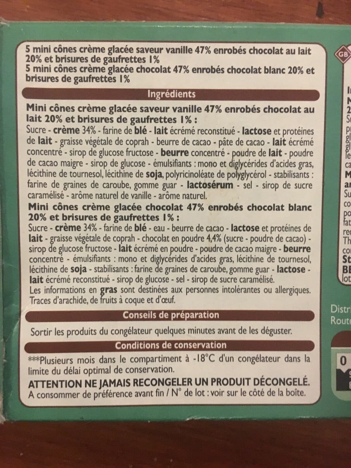 Open Food Facts Mini Cônes packshot