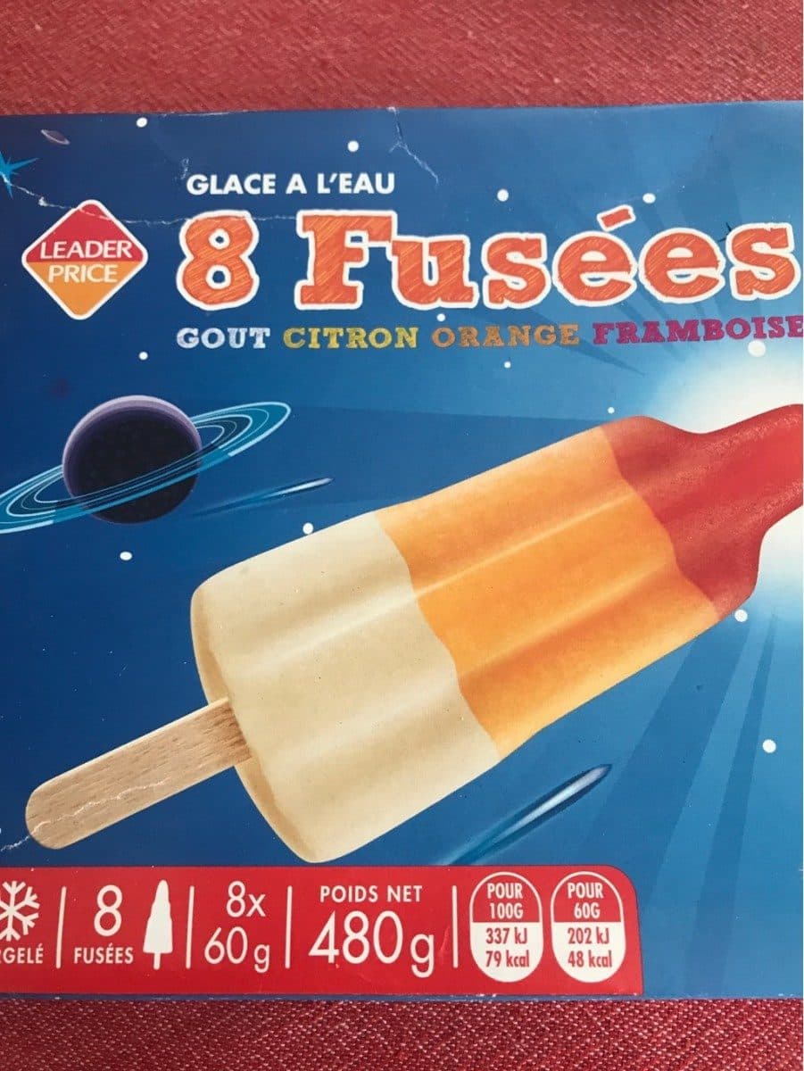 Leader Price Glace à l'eau packshot