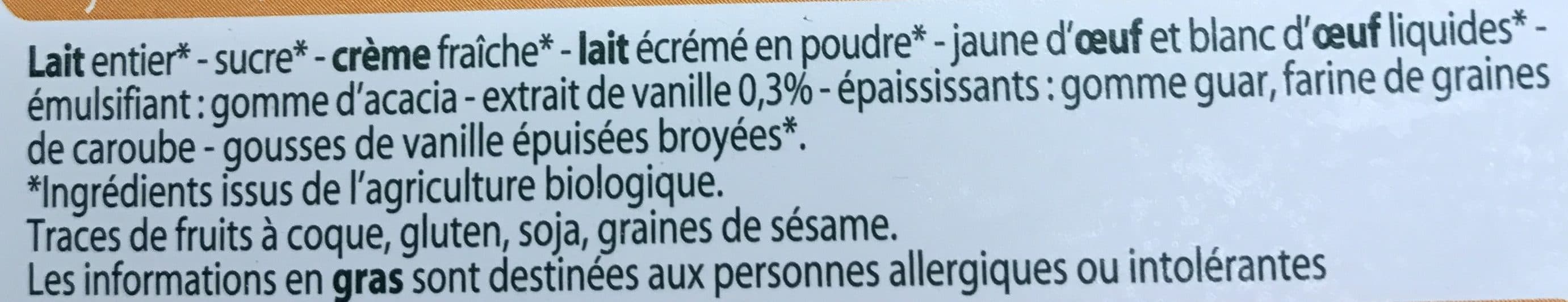 Leader Price Creme glacee vanille packshot