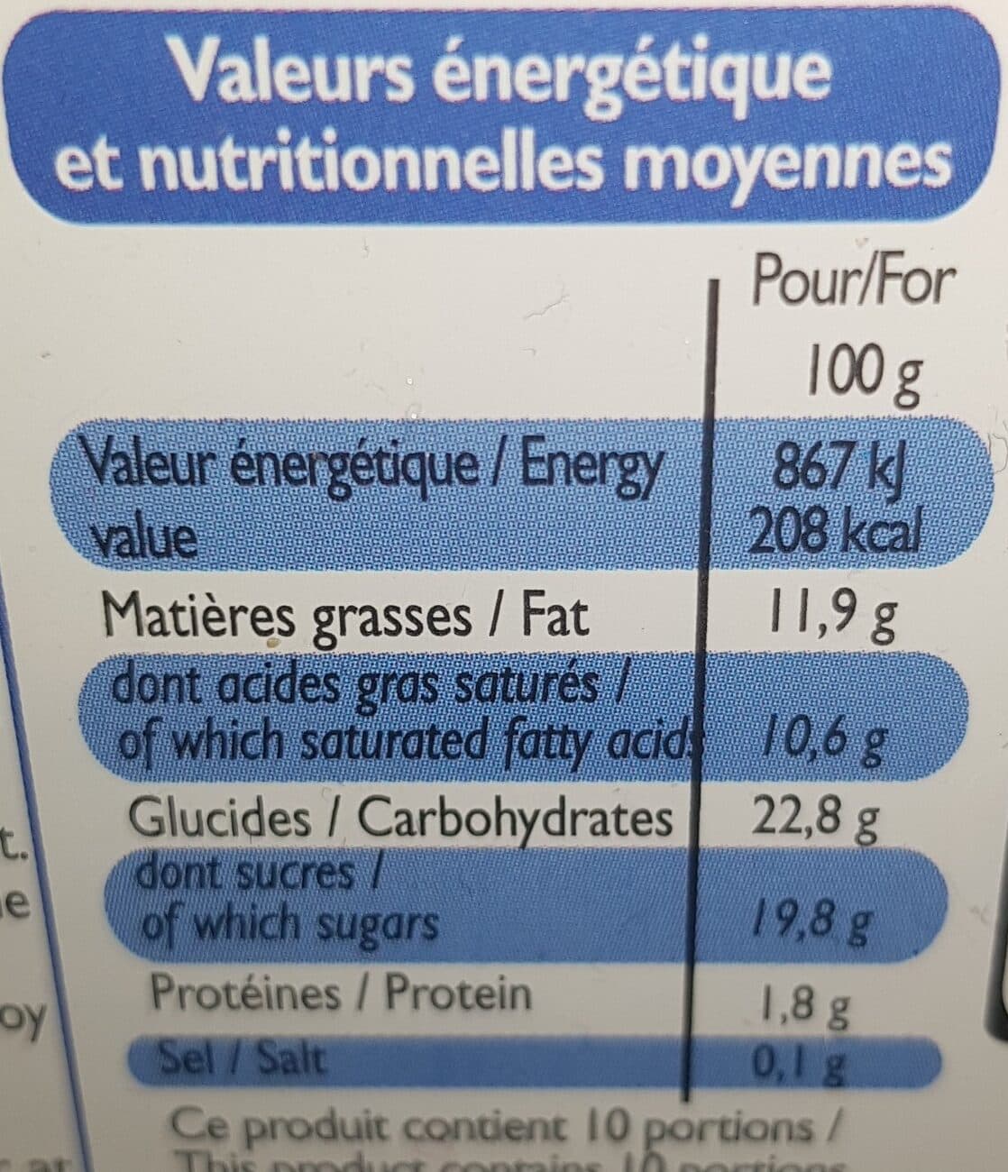 Leader Price Glace Noix de Coco packshot