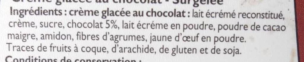 Leader Price Crème glacée chocolat packshot