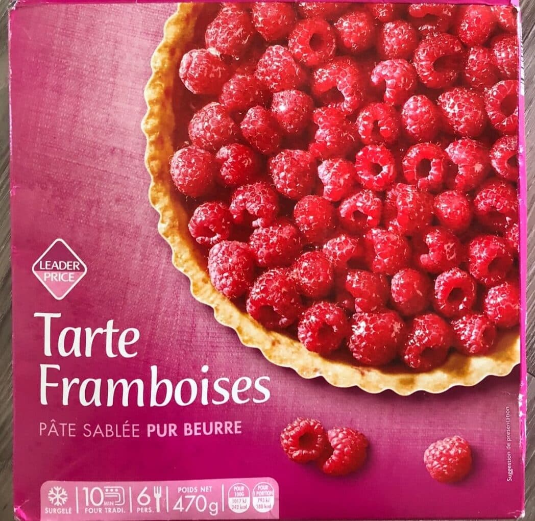 Franprix Tarte Framboises packshot