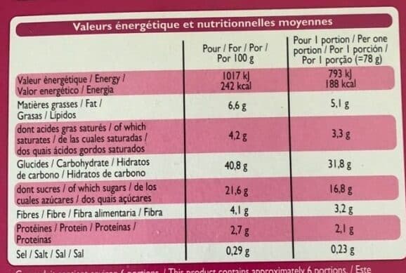 Franprix Tarte Framboises packshot