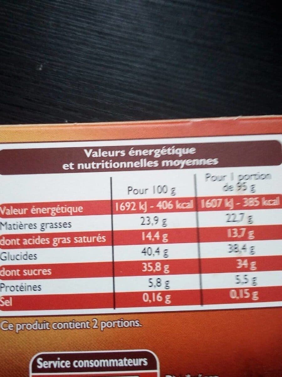 Leader Price Moelleux au chocolat cœur fondant au chocolat packshot
