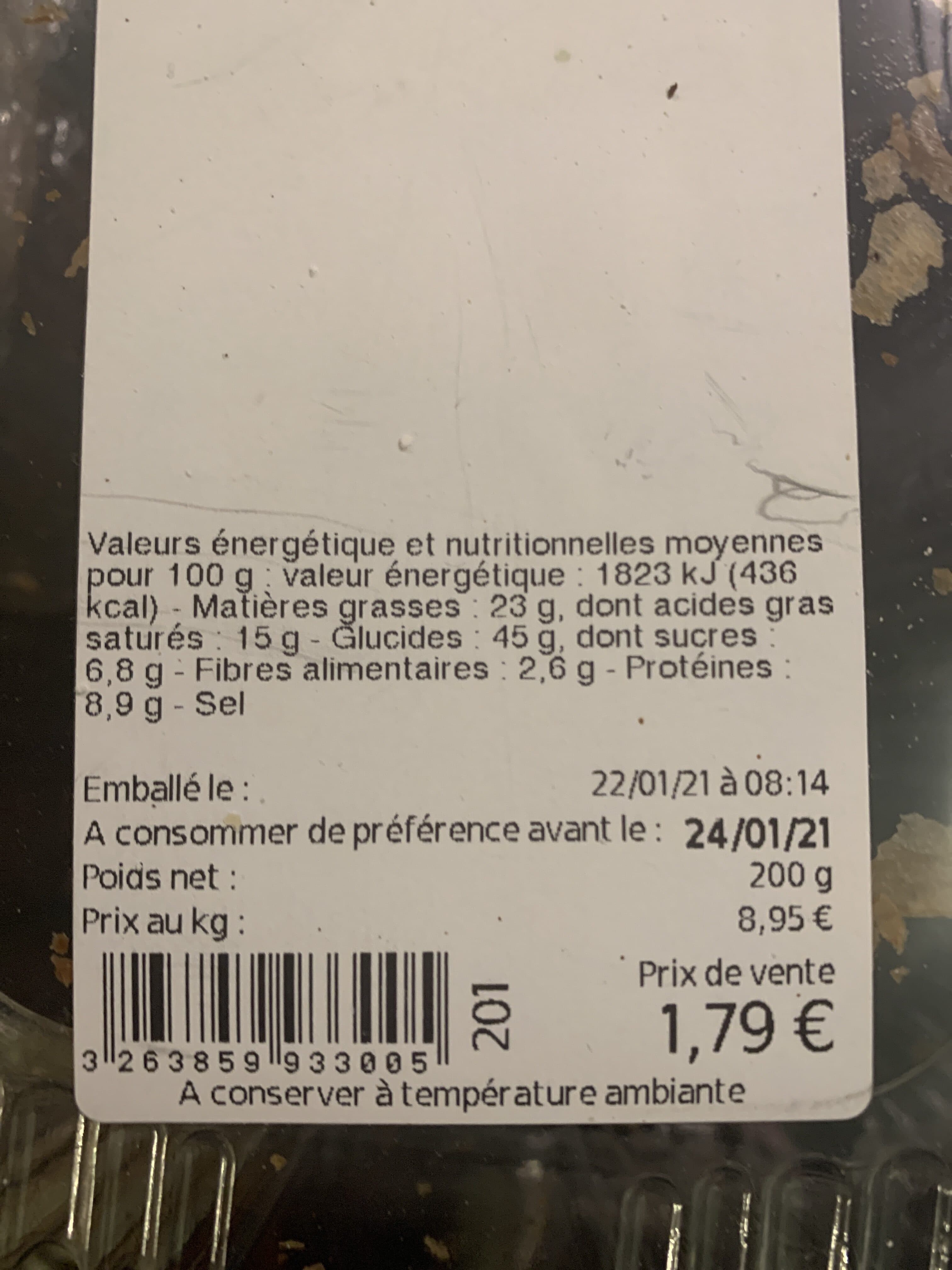 Leader Price Croissant pur beurre x 4 packshot