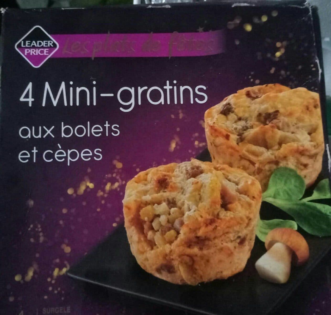 Leader Price Mini gratins packshot