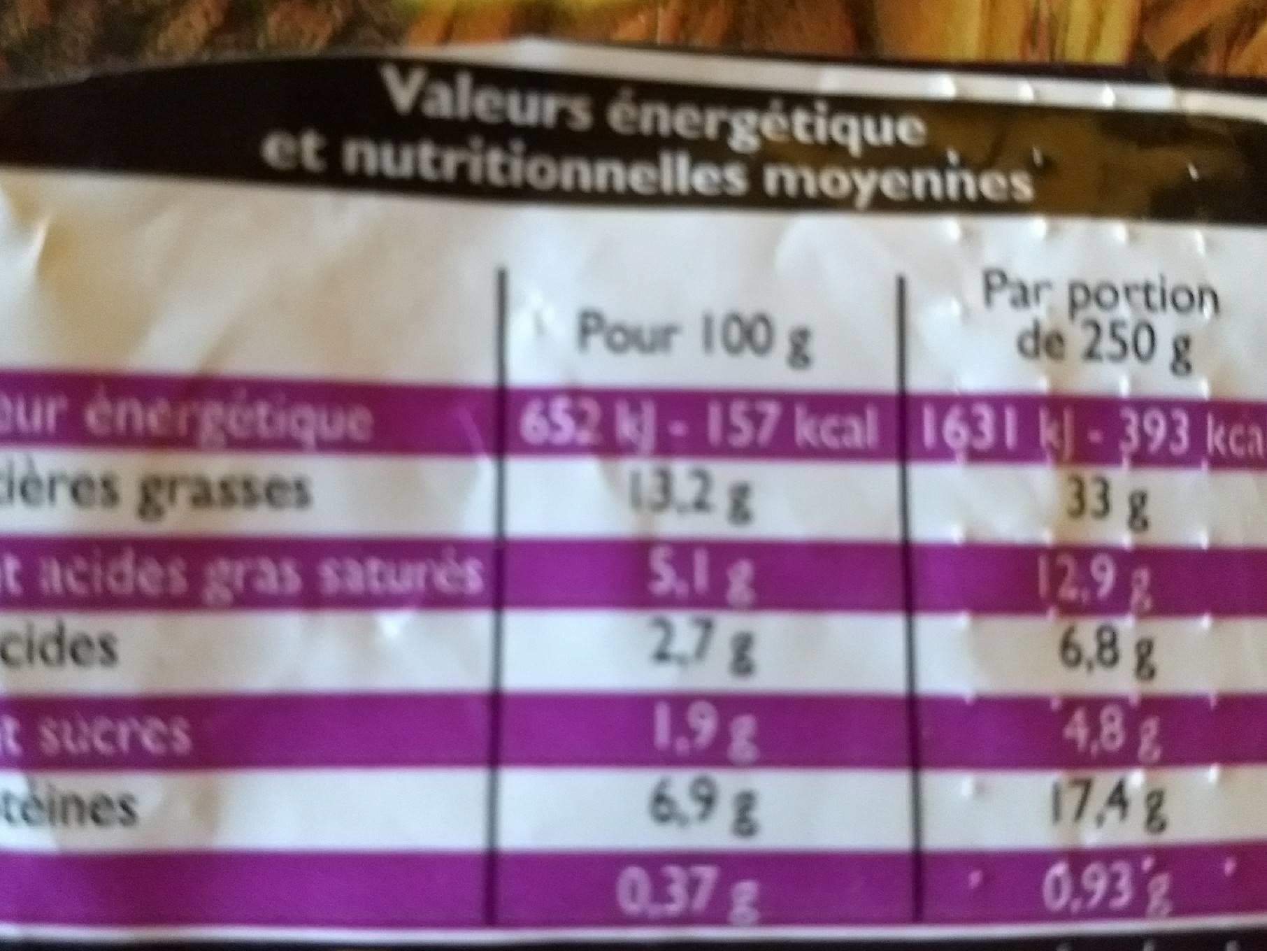 Leader Price Flétan du Groenland au vin jaune packshot