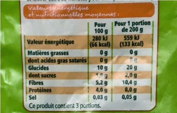 Leader Price Petits Pois Bio packshot