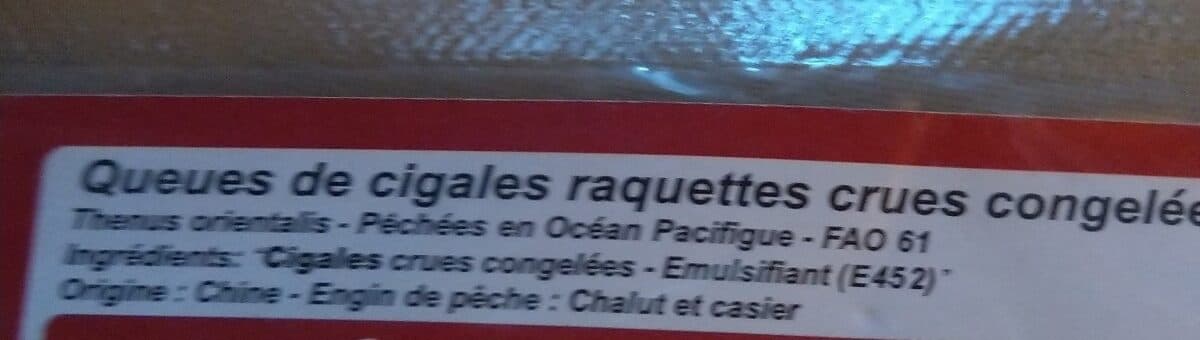 Leader Price Queues de cigales crues packshot