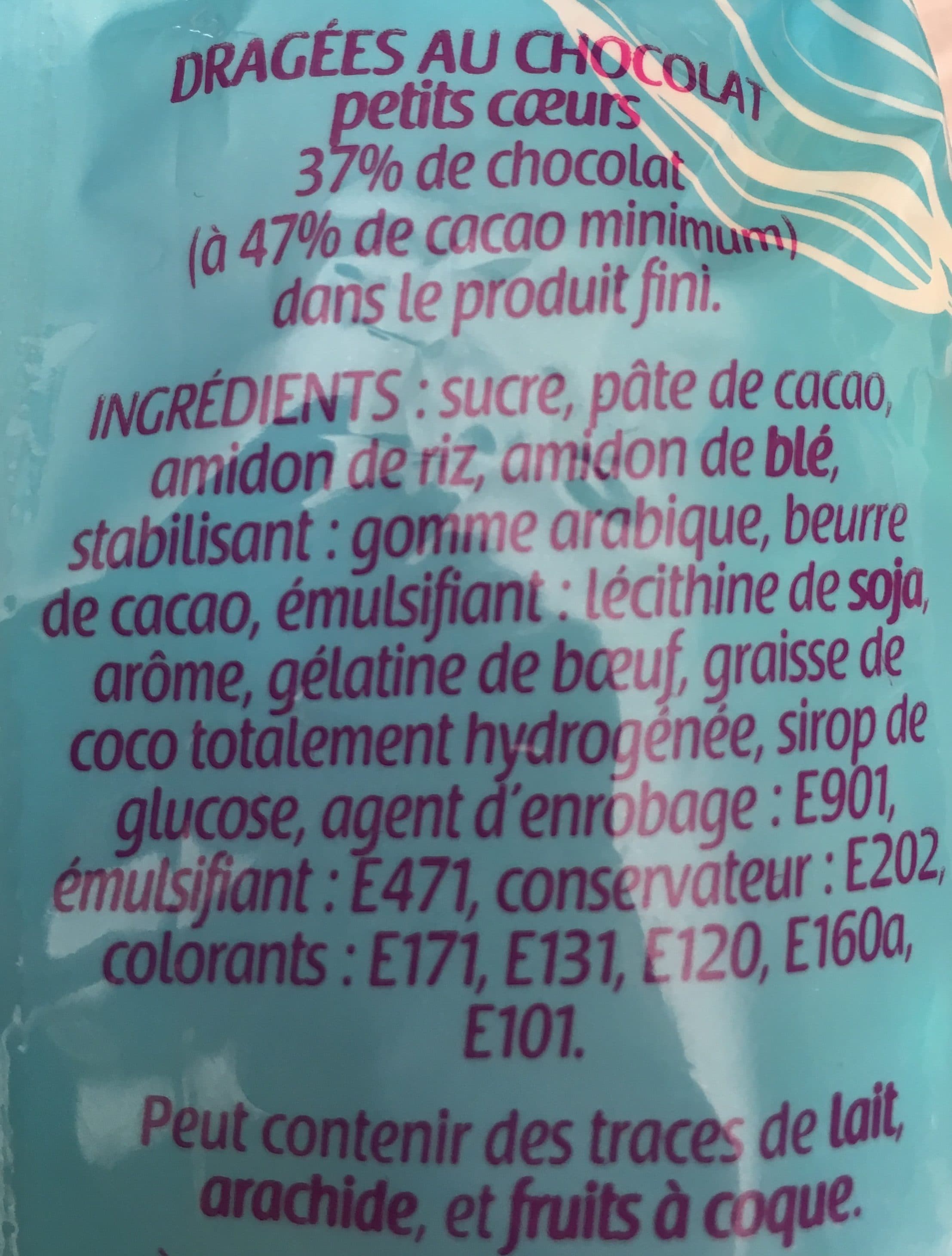 Lidl Petits Coeurs au chocolat packshot