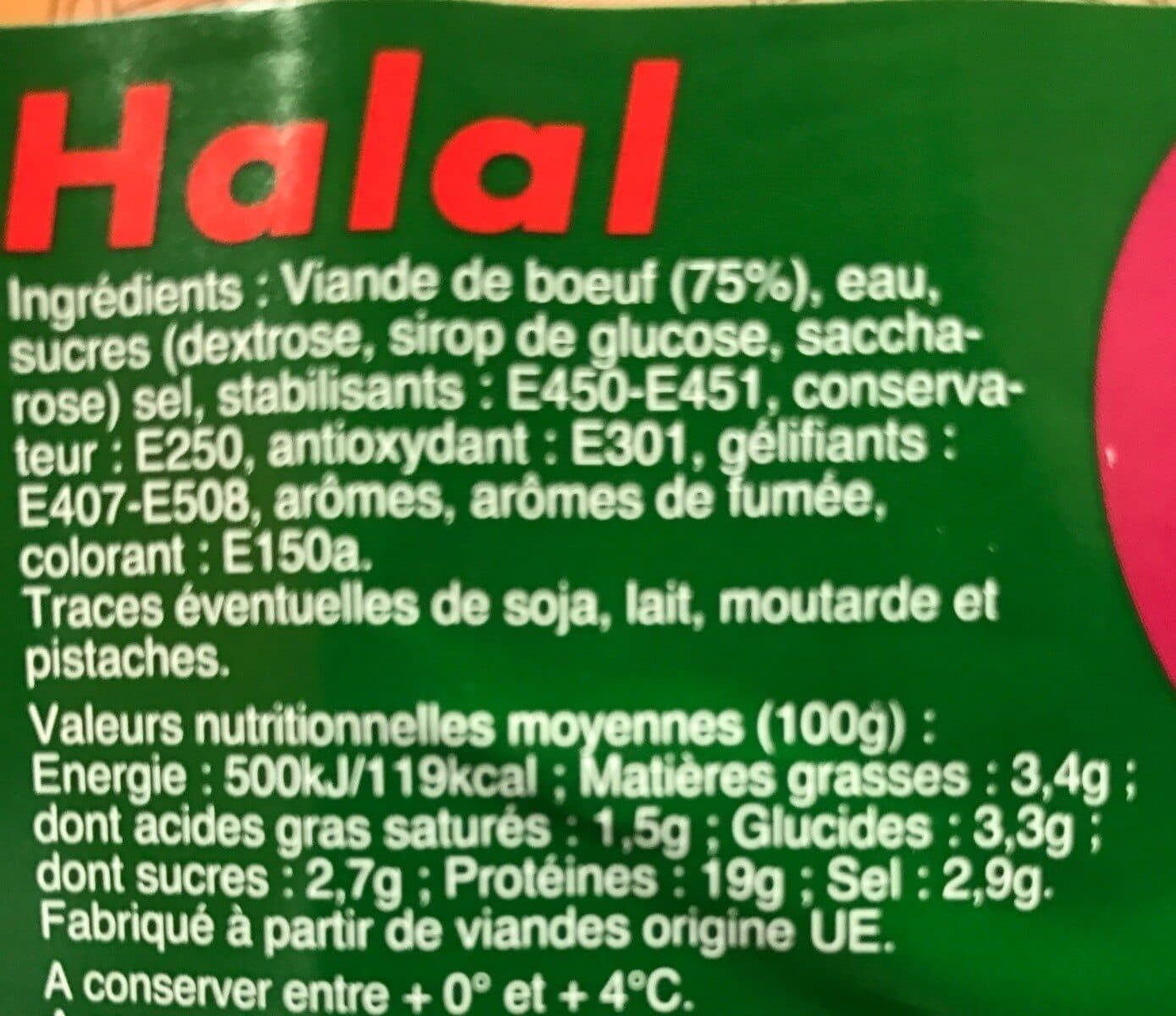 Berni Roti de boeuf cuit en salaison packshot