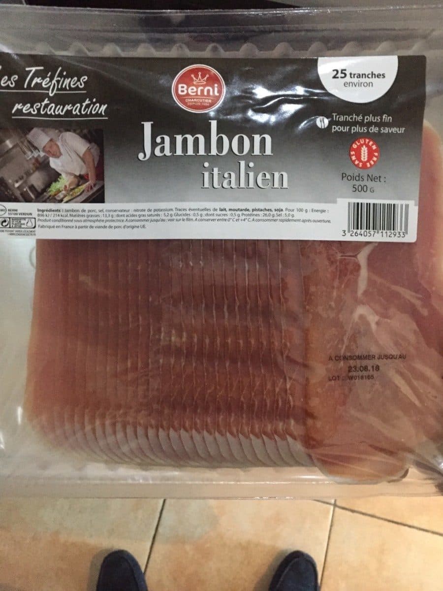 Berni Jambon italien packshot