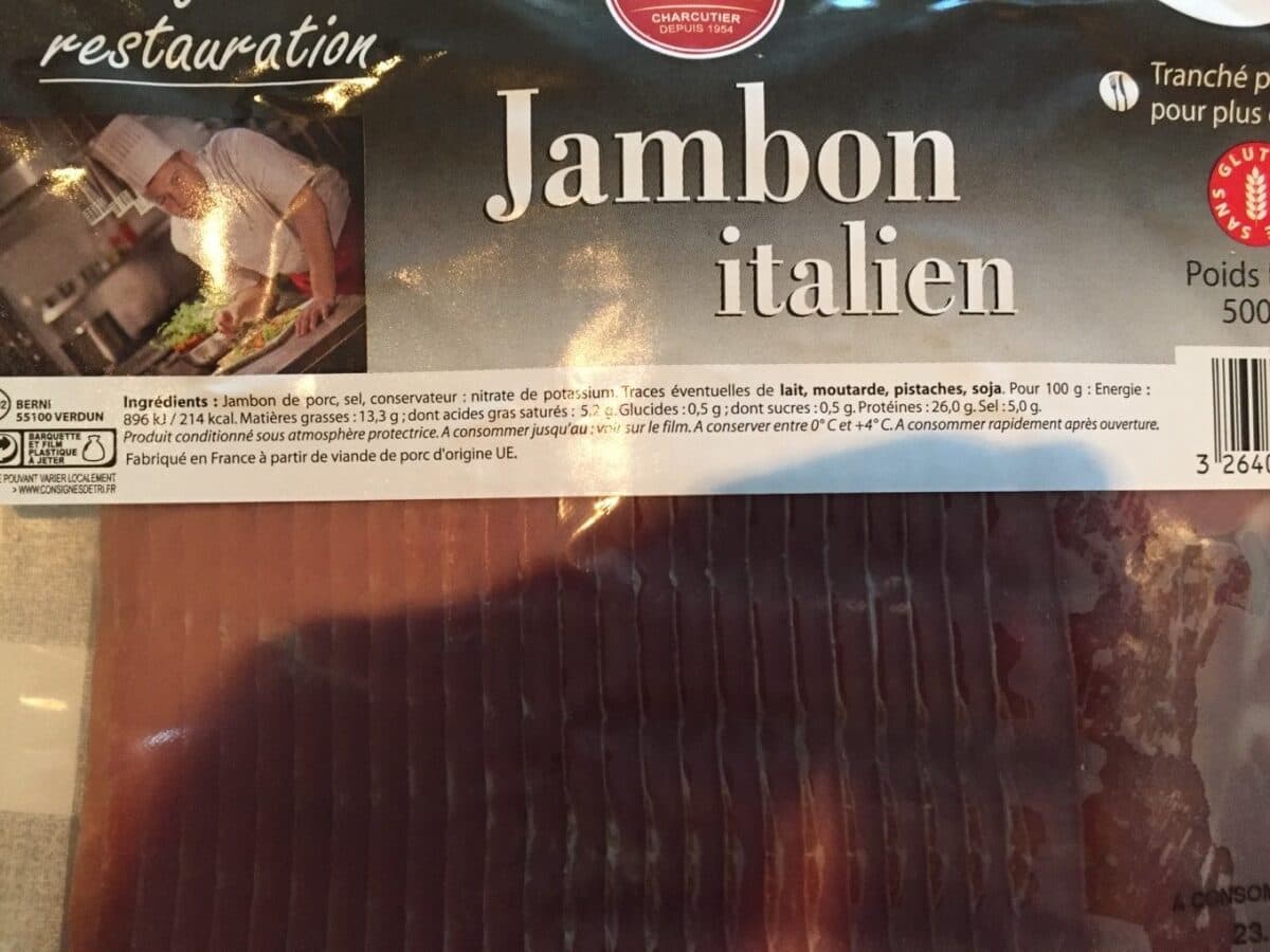 Berni Jambon italien packshot
