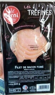 Berni Filet de bacon fumé packshot