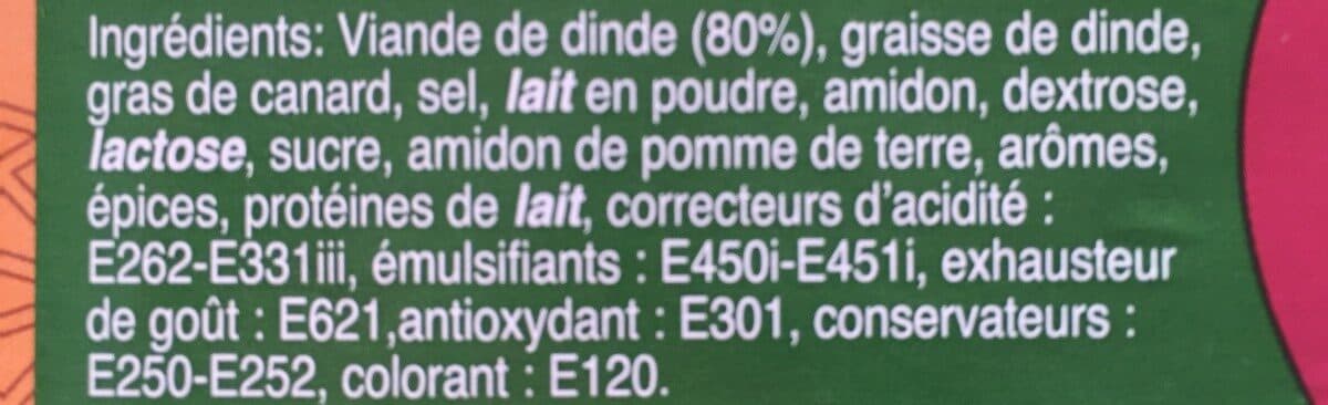 Delices De L Atlas Saucisson sec de dinde packshot