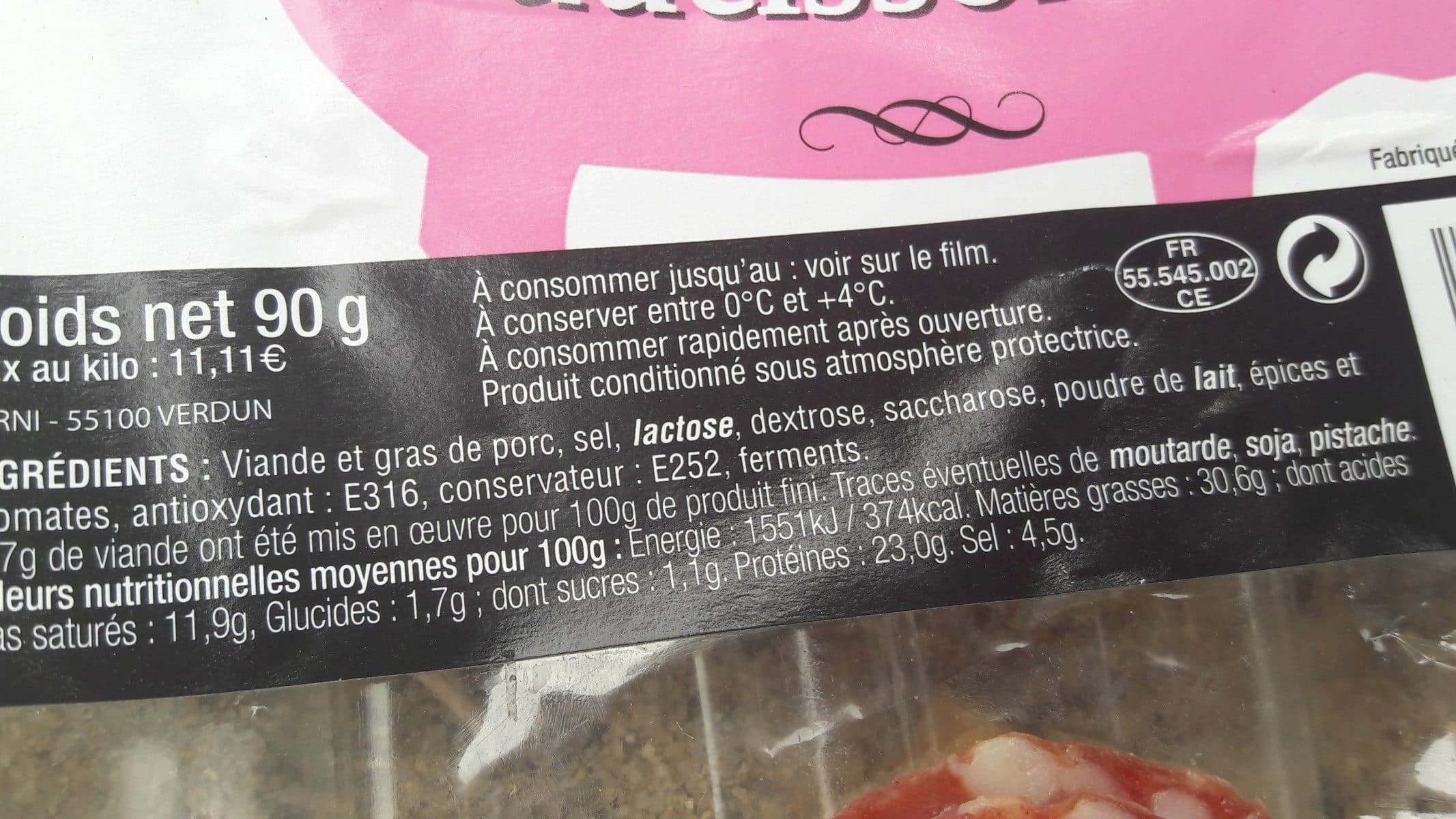 Les écofines Saucisson Sec packshot