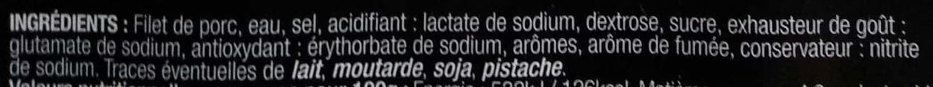 Les écofines Filet de Bacon packshot