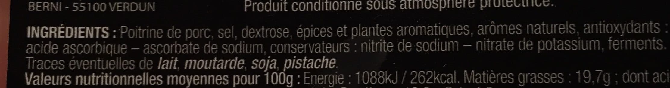 Les Ecofines Pancetta packshot