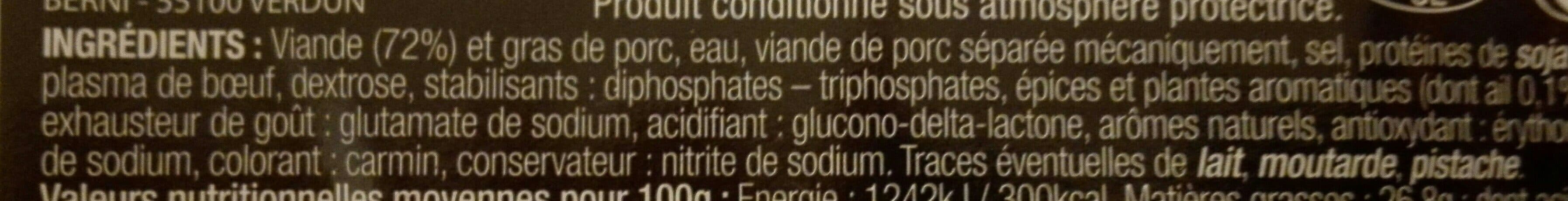 Les Ecofines Saucisson cuit a l ail packshot