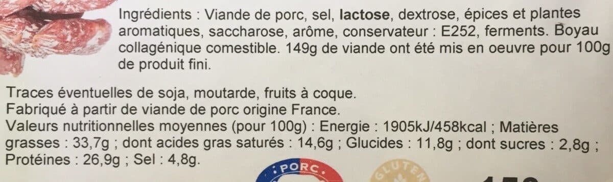 Berni Mini saucisson sec packshot