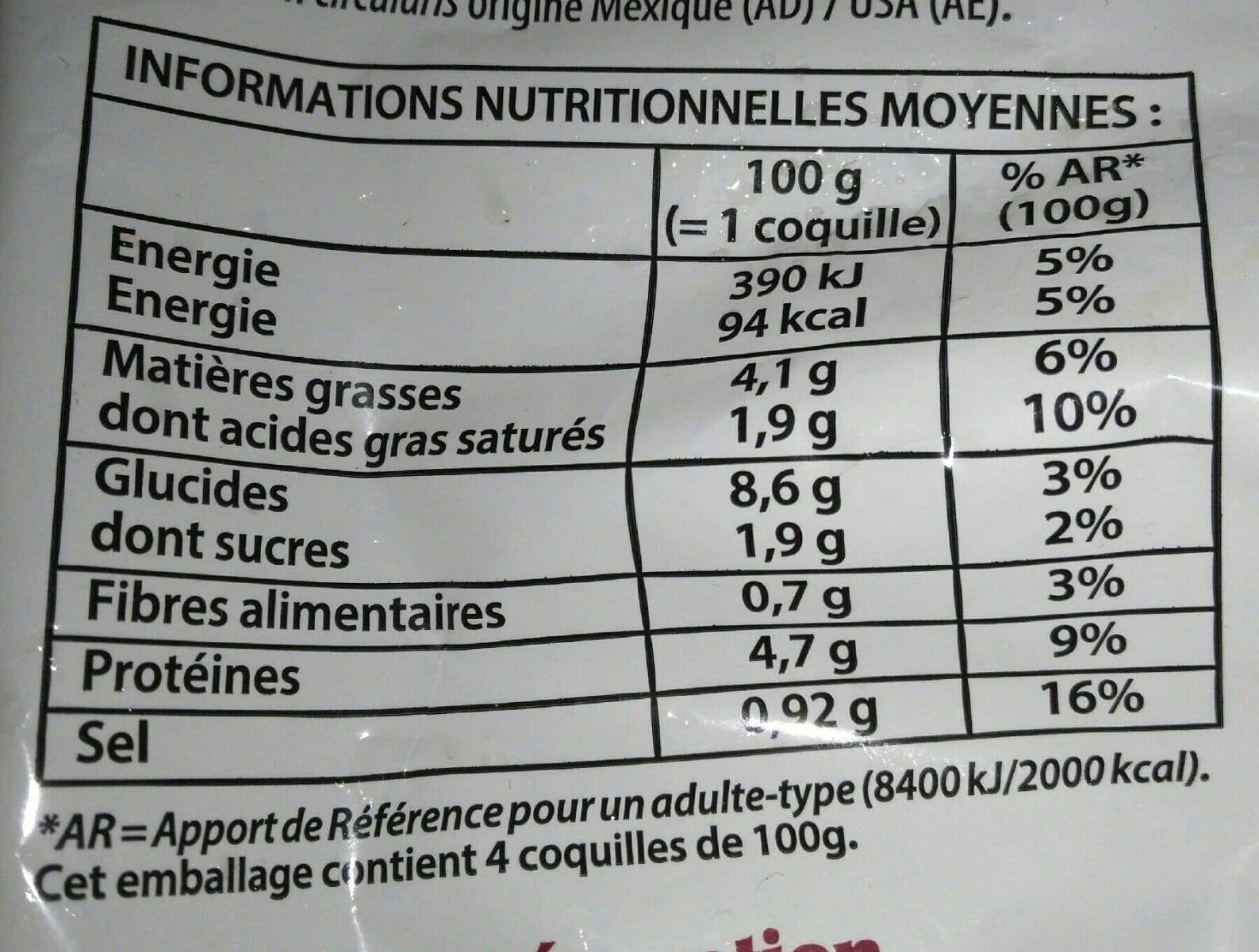 Open Food Facts Coquille st jacques packshot