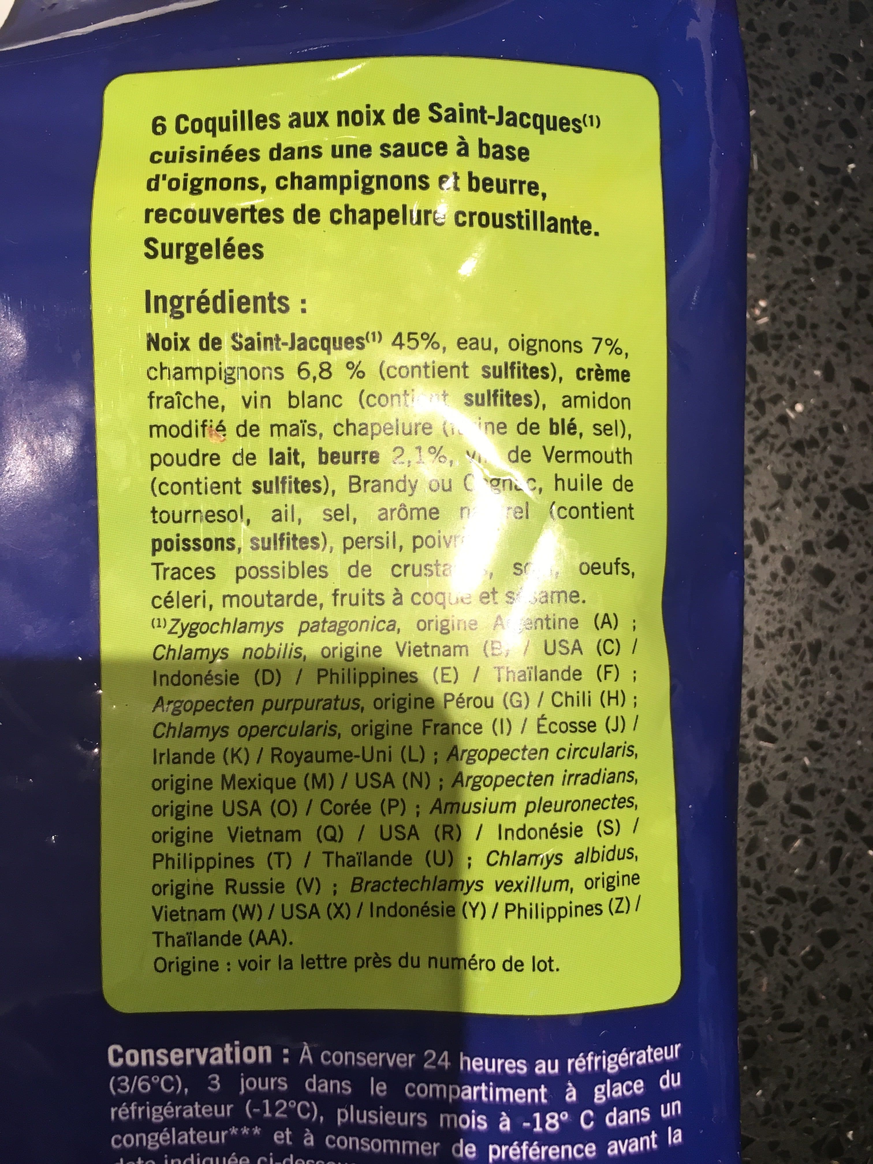 Tipiak Coquilles Saint-Jacques à la Bretonne packshot
