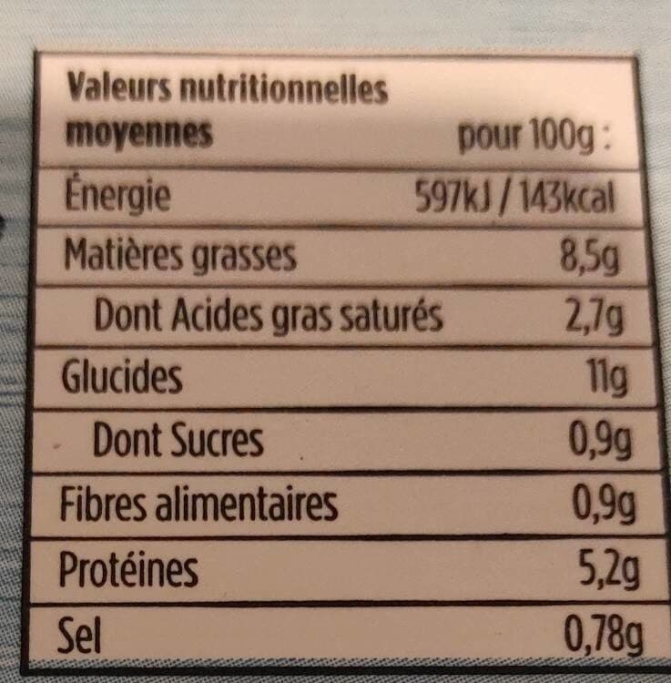 Toupargel Brandade de morue packshot