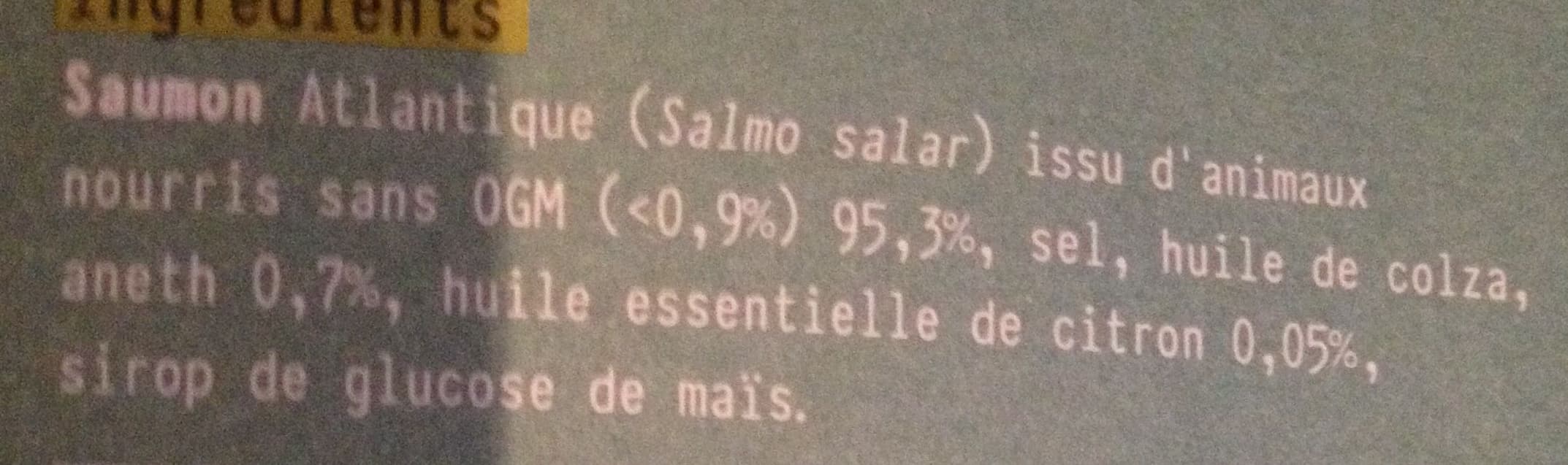 Armoric Emincés de saumon fumé aneth & citron packshot