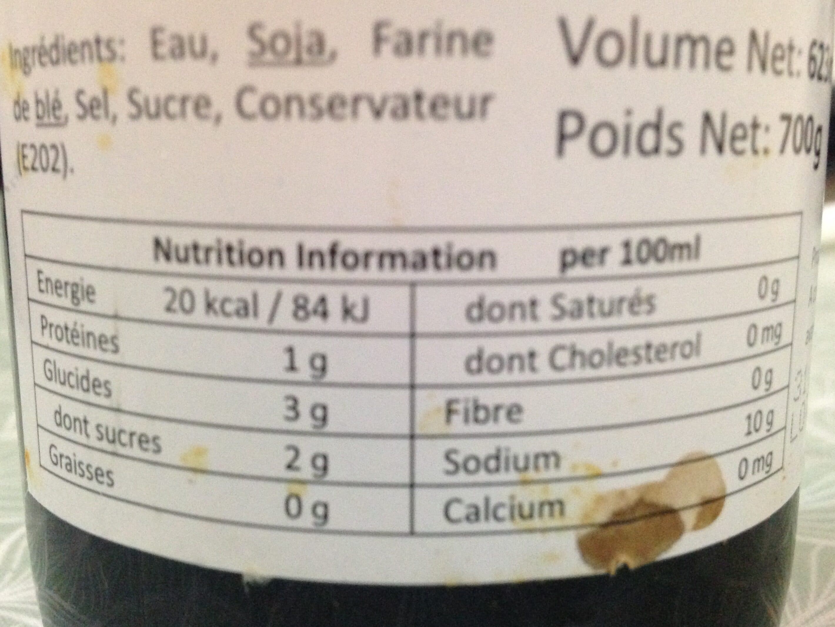 L'assiette Orientale Sauce De Soja Supérieure packshot