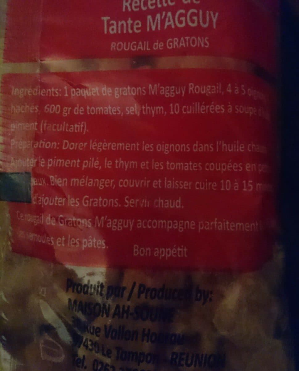 Open Food Facts Rougail packshot