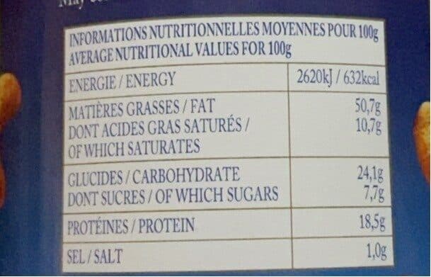 Open Food Facts Noix de Cajou packshot