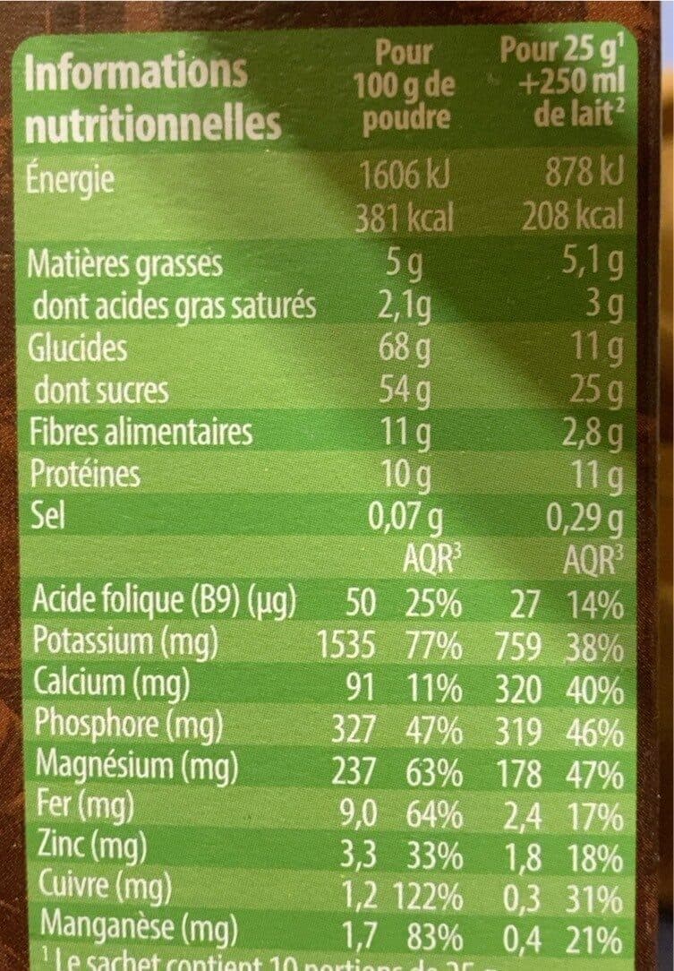 Abbaye de sept fons Nutrichoco packshot