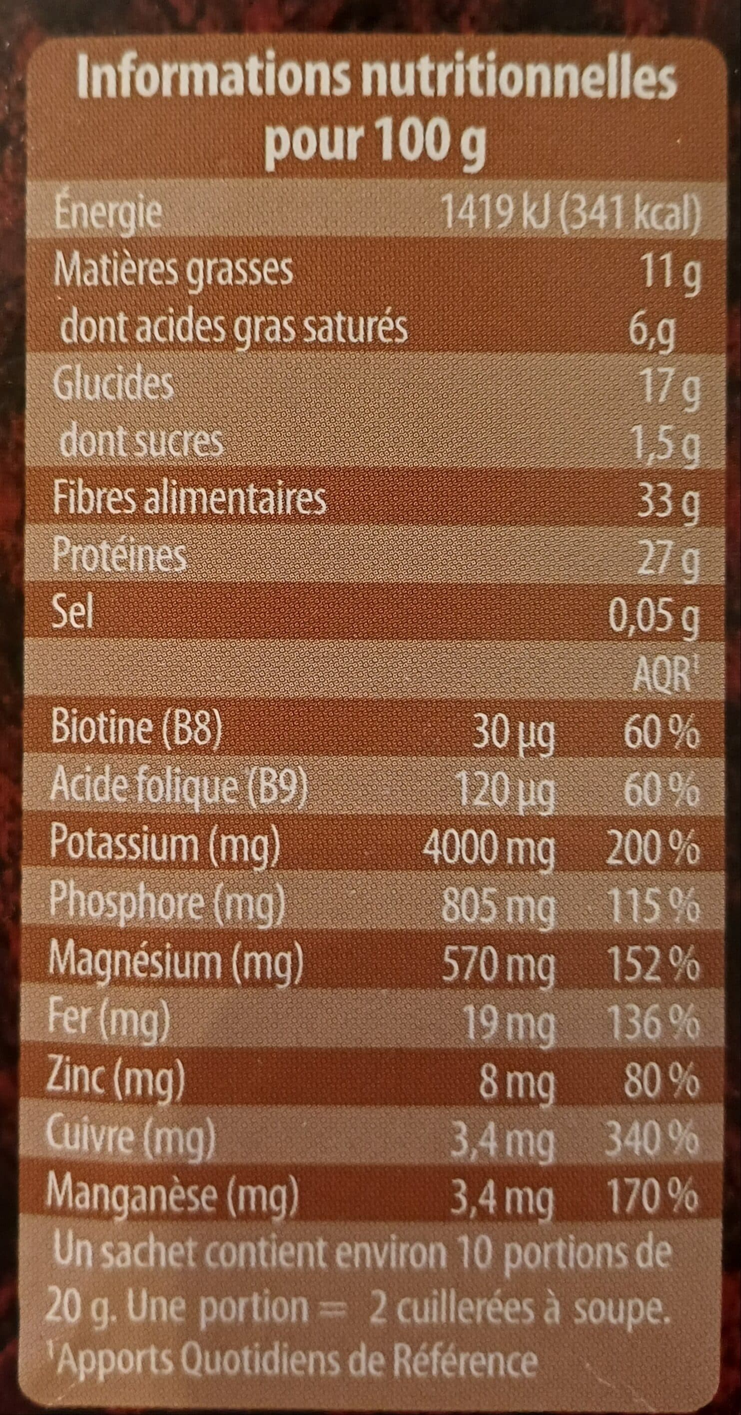 Abbaye de Sept-Fons Cacao bio packshot