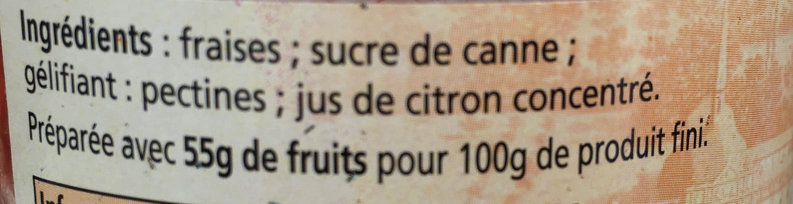 Abbaye de sept fons Confiture fraise packshot