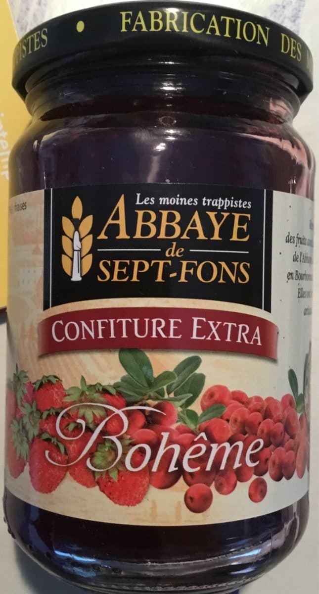 Abbaye de Sept-Fons Confiture Extra Bohême packshot